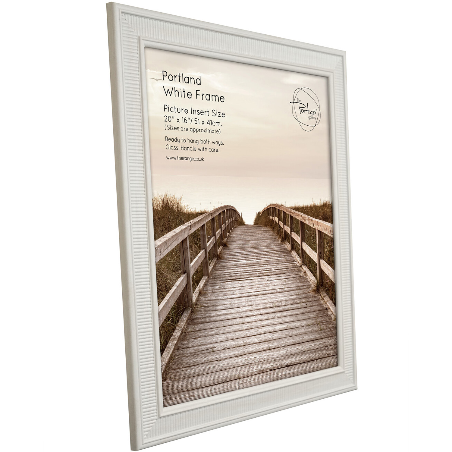 The Port. Co Gallery Portland White Photo Frame 20 x 16 inch Image 2