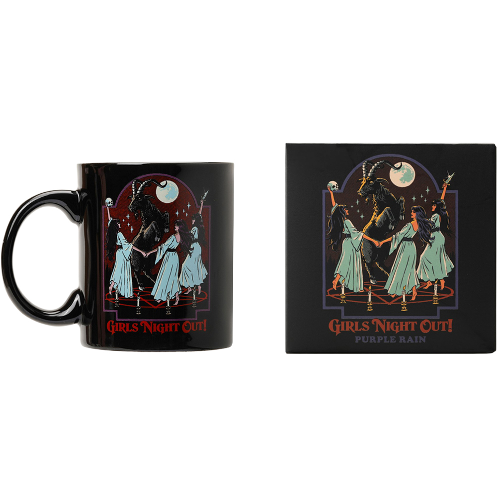 Steve Rhodes Girls Night Out Purple Rain Scented Candle with Black Mug Image 4