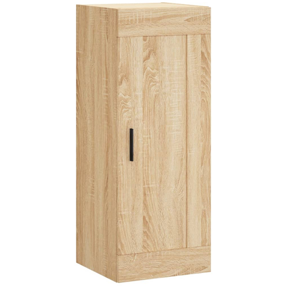 vidaXL Single Door 3 Drawer Sonoma Oak Highboard Image 8