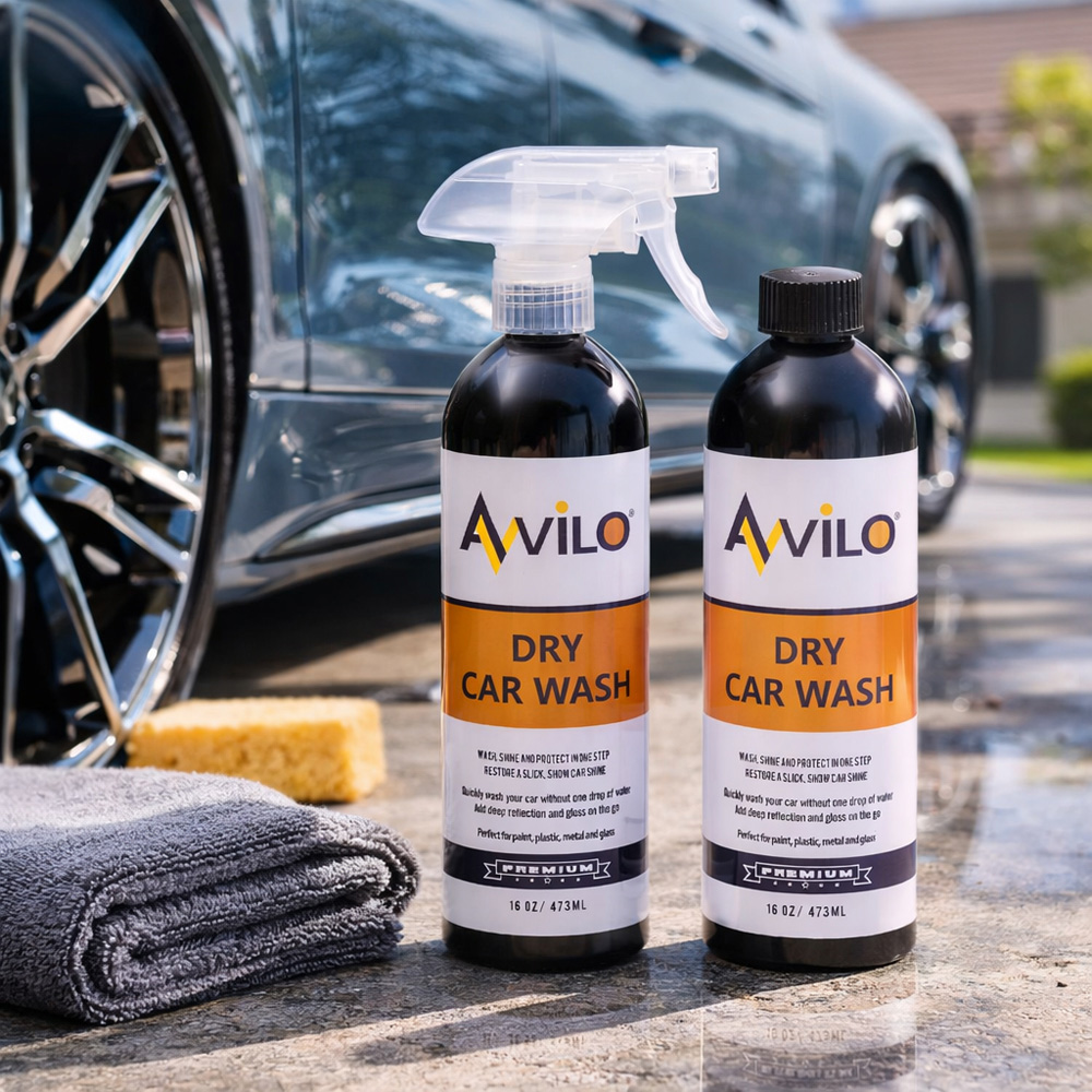 Avilo Dry Waterless Car Cleaning Spray 473ml 2 Pack Image 3