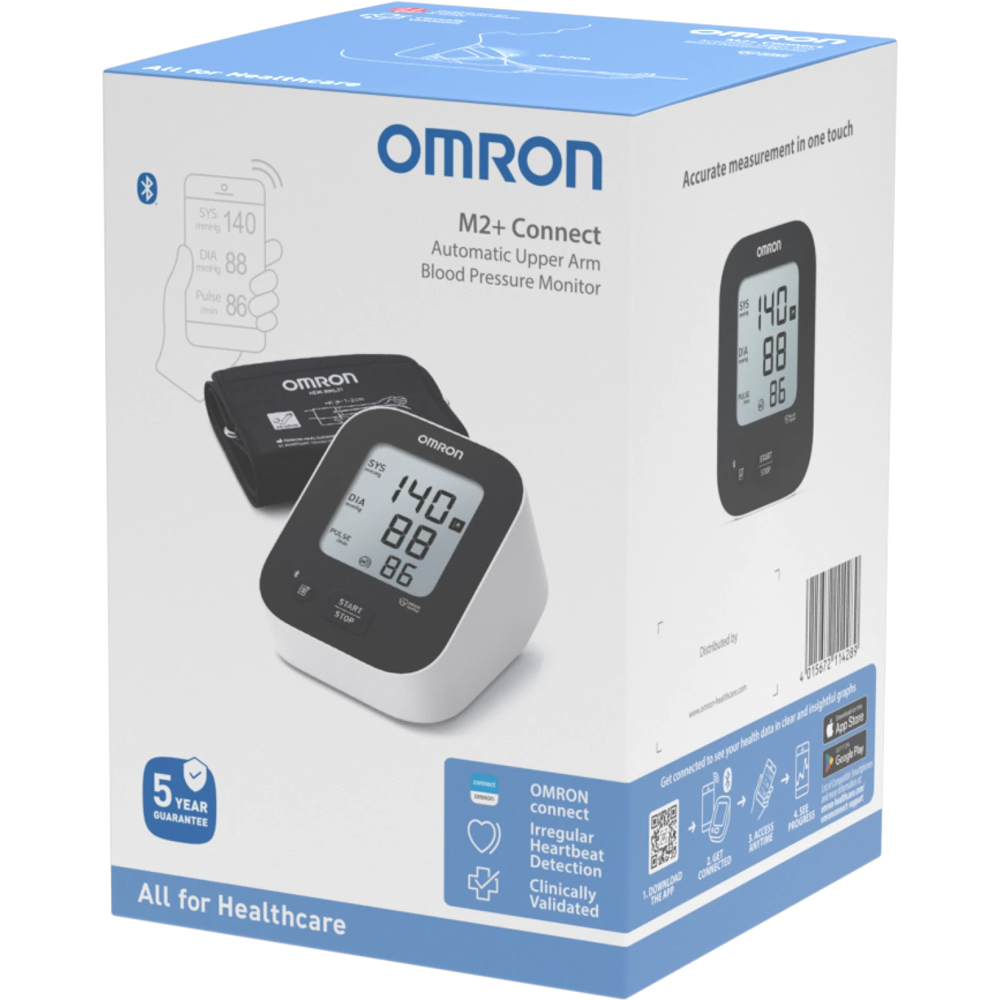Omron M2+ Connect Upper Arm Blood Pressure Monitor Image 3