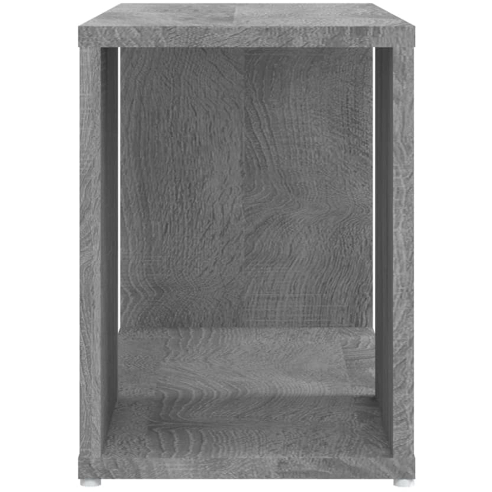 vidaXL Single Shelf Grey Sonoma Small TV Cabinet Image 5