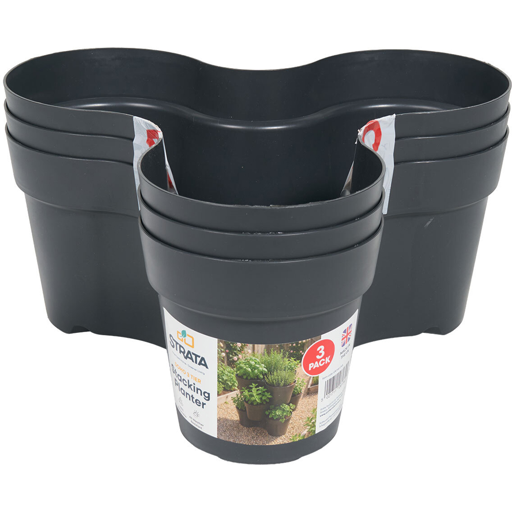Soho Tiered Planter Grey Image 3