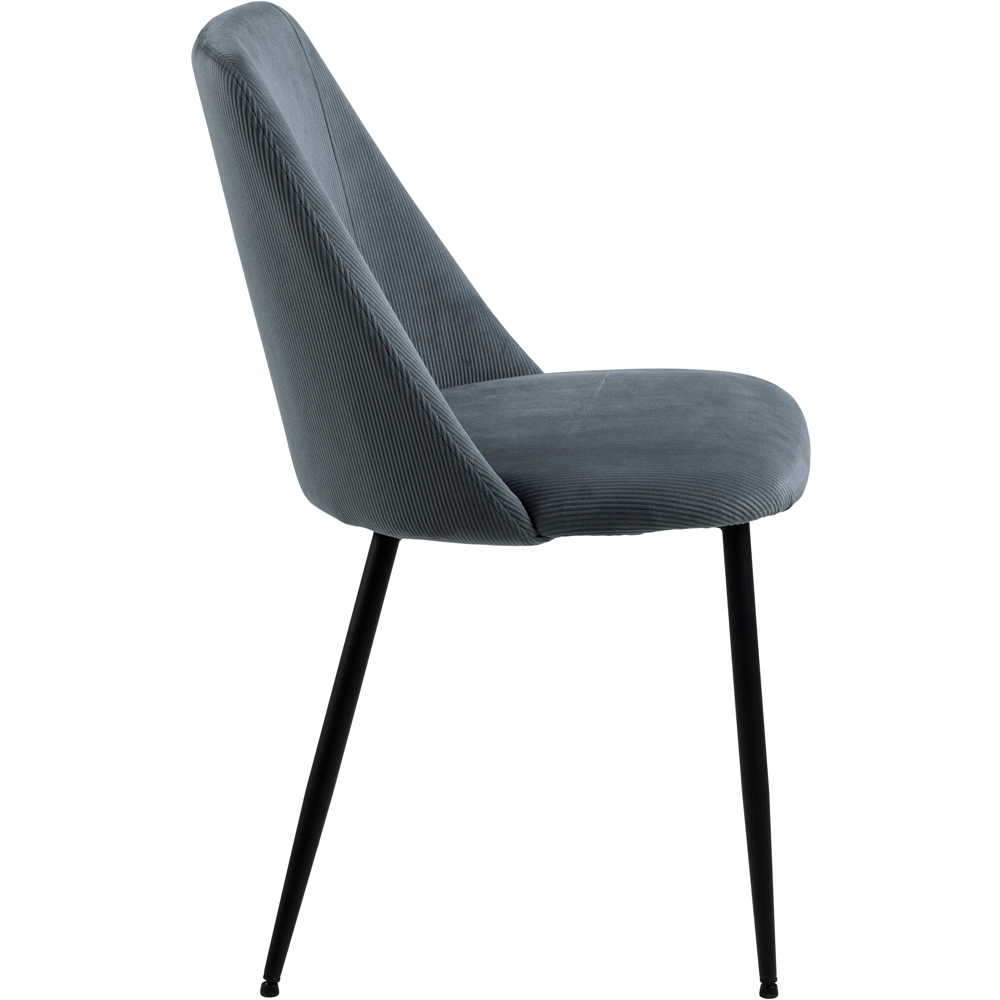 Florence Ines Set of 4 Grey Dining Chair Image 4