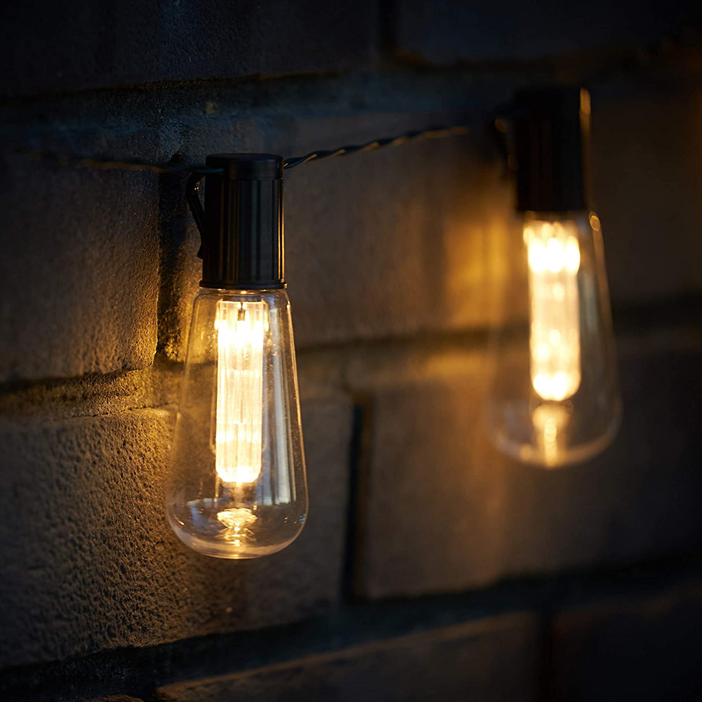 wilko Vintage Edison Bulb LED Solar String Light Image 5