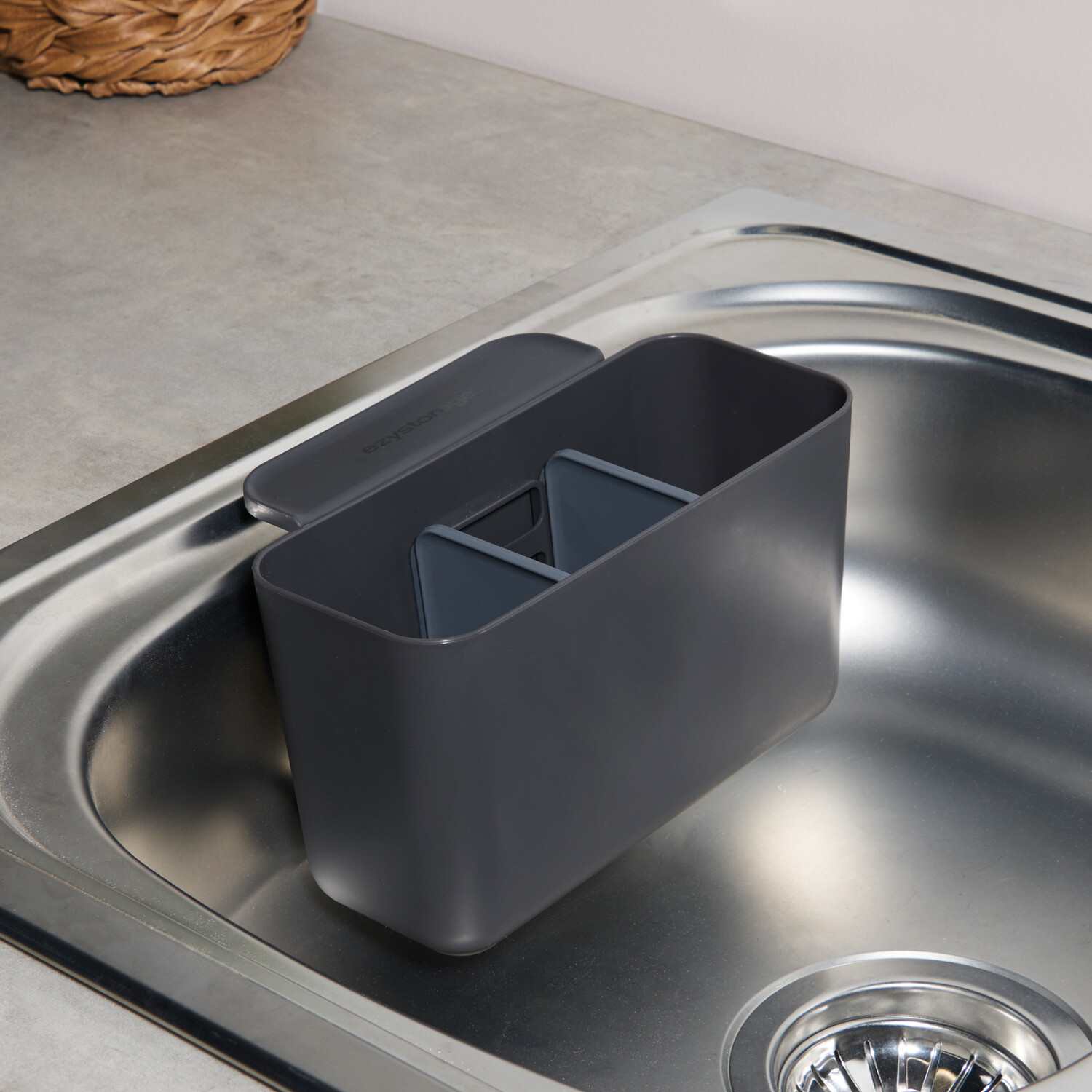 Kitchen Master In Sink Caddy Grey Image 2