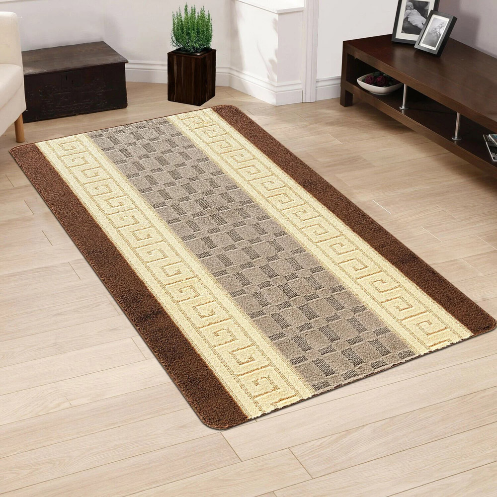 Smart Living Brown and Beige Gel Back Non-Slip Door Mat 40 x 60cm Image 2