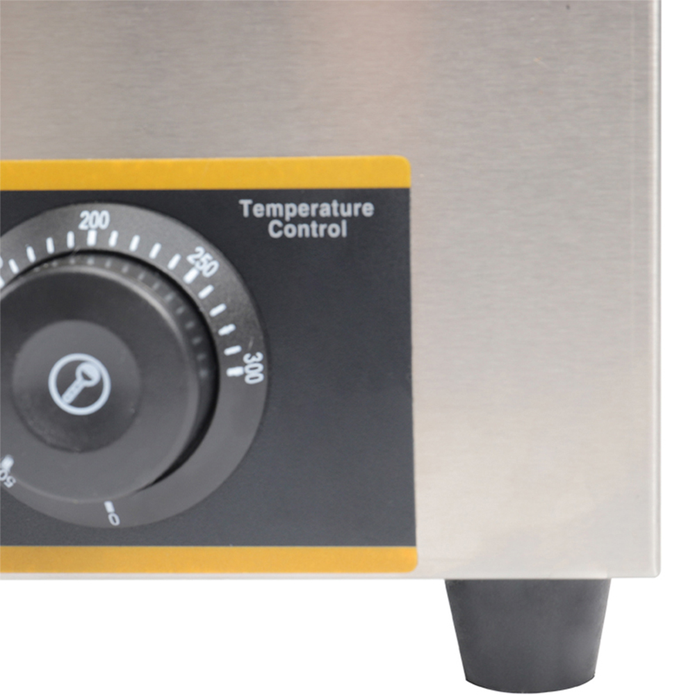 Kiei High Power Stainless Steel Electric Countertop Griddle 2900W Image 5