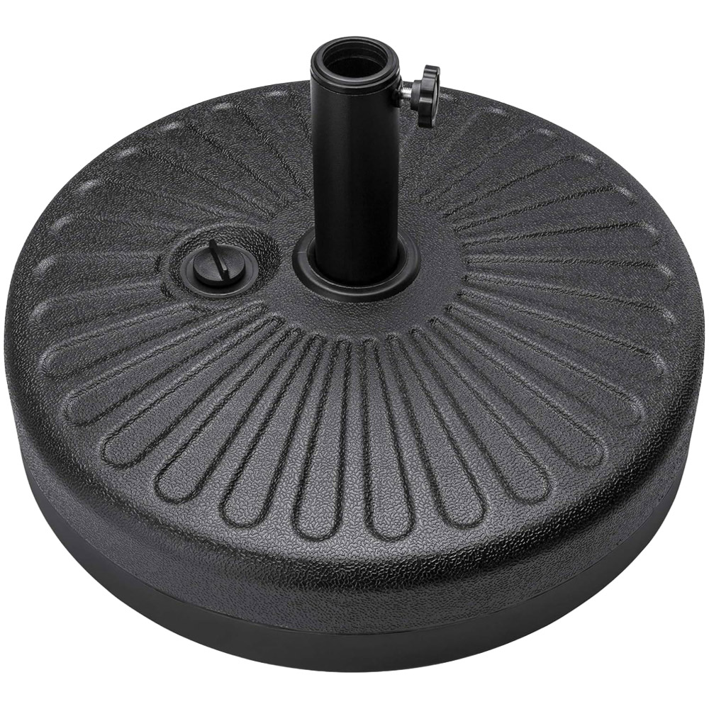 Home Source Basque Black Parasol Base Image 1