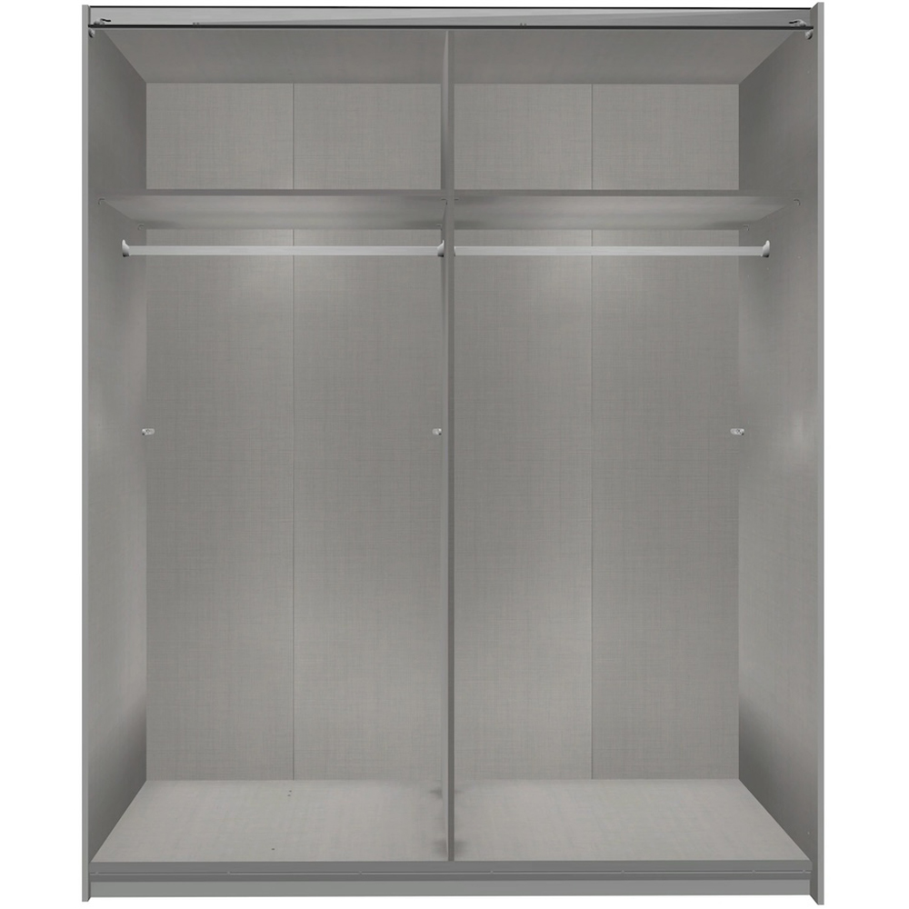 TJ'S Ulm 2 Door White Sliding Wardrobe 180cm Image 3