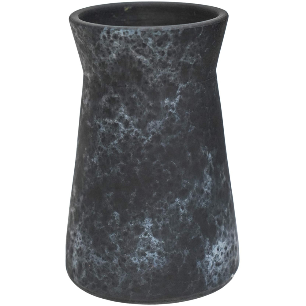 Ivyline Kew Blue Stoneware Hand-Thrown Basalt Vase 30cm Image 1