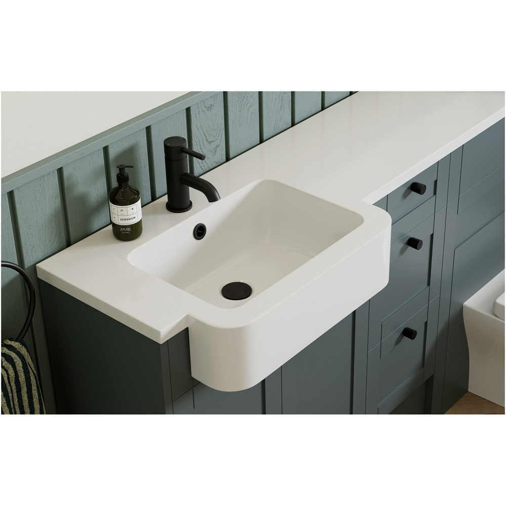 Bathstore Newton Matt Black Bath Shower Mixer Kit Image 2