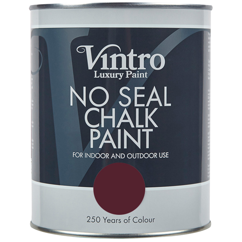 Vintro Paint Sweet Damson No Seal Chalk Paint 1L Image 2