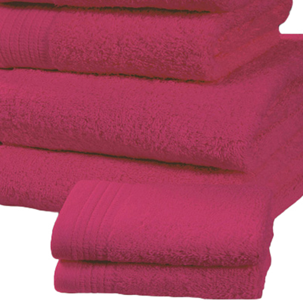 Rapport Home Chatsworth Super Soft 600gsm Combed Cotton Pink Hand Towel Image 3