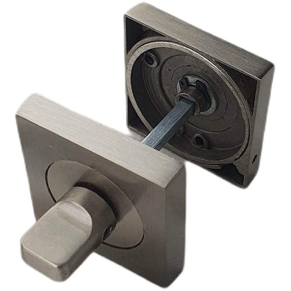 Golden Grace Satin Nickel Stainless Steel Finish Toilet Door Thumb Twist Image
