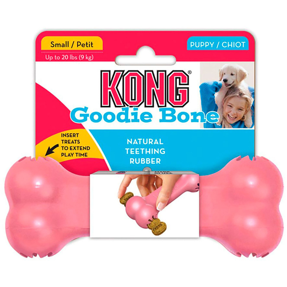 Kong Puppy Good Bone Dog Treat Toy Image 1