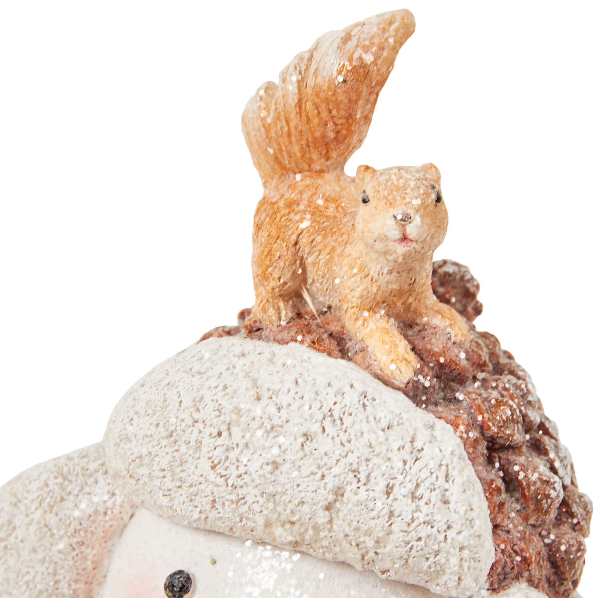 Woodland Snowman Decoration - Natural Image 2