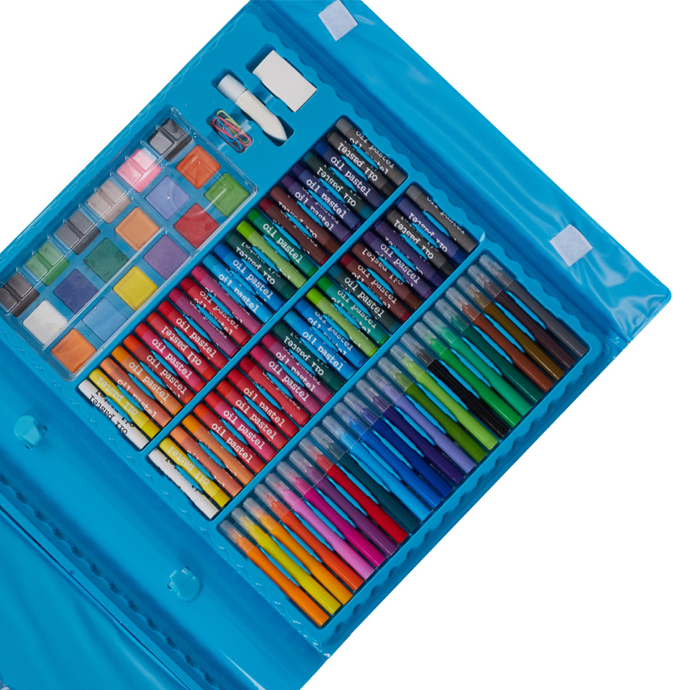 Tommy Toys 208 Piece Kids Blue Drawing and Painting Super Mega Art Set Image 4