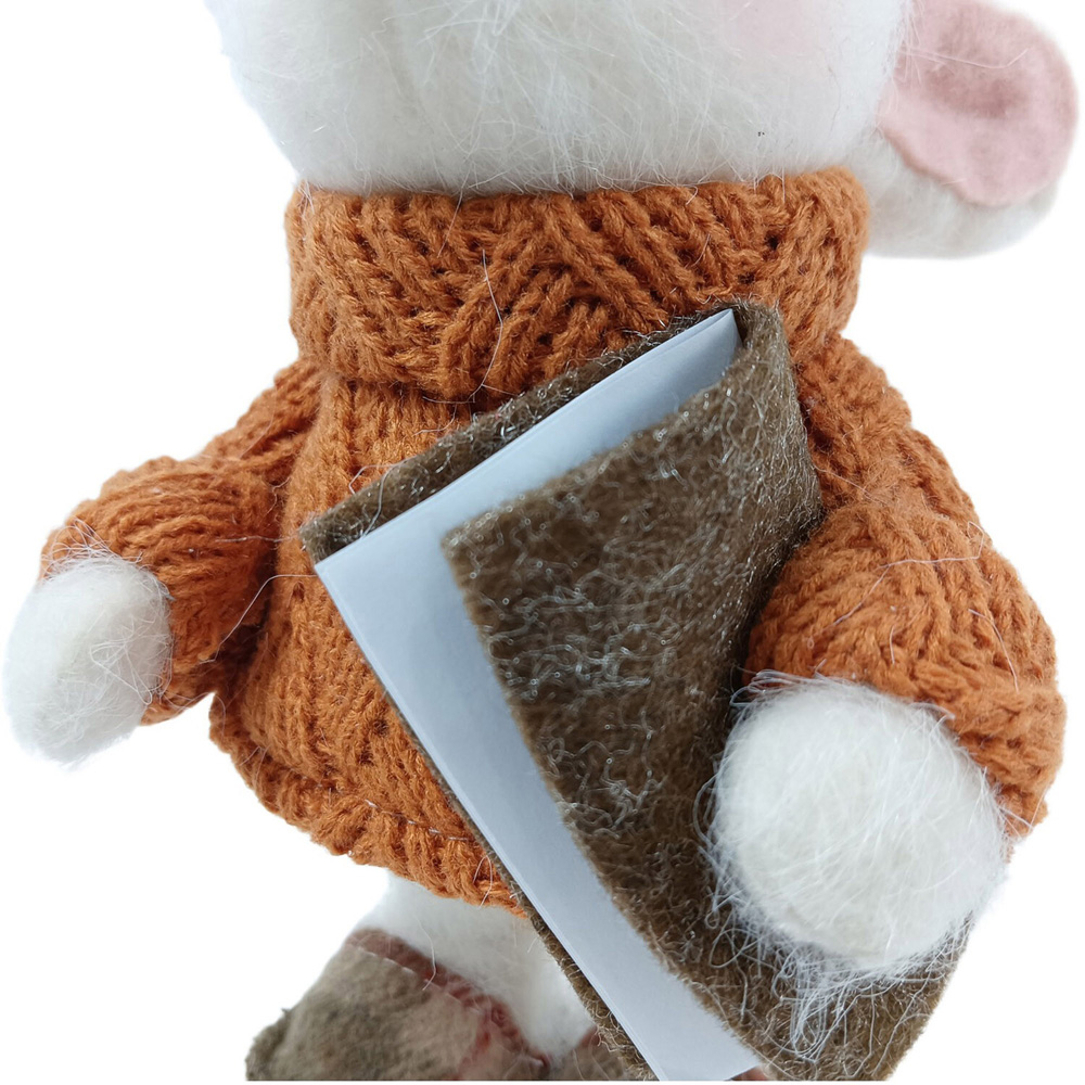 Cosy Autumn Mouse Decoration Image 4