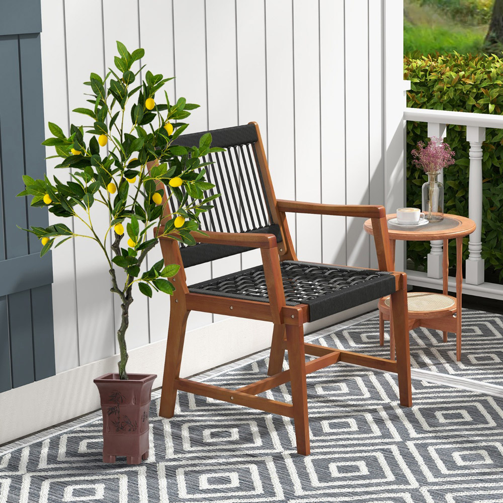 Costway Lemon Fruits Tree Artificial Plant In Pot 3.9ft Image 4