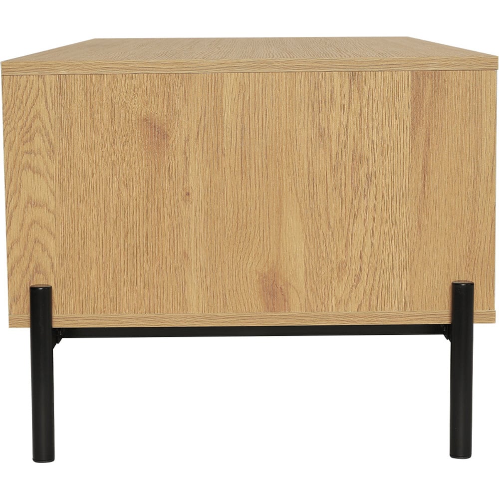 Living and Home Single Drawer Brown Coffee Table Image 5