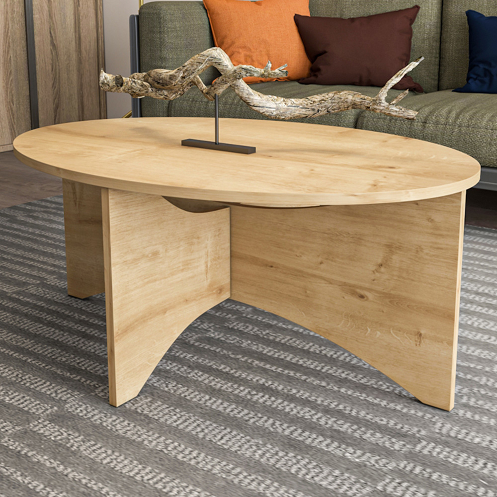 Decorotika Solo Sapphire Oak Coffee Table Image 1