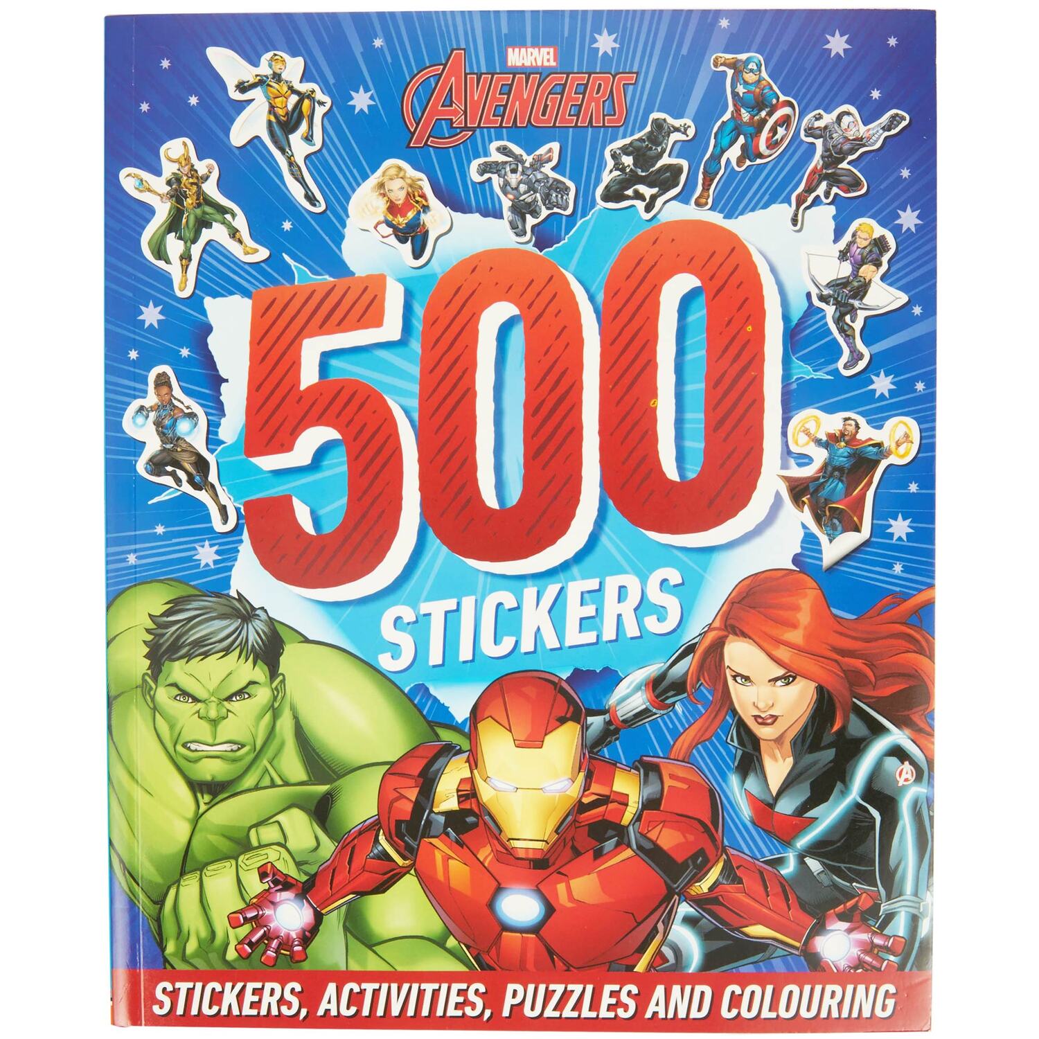 Marvel Avengers 500 Stickers Book Image 1