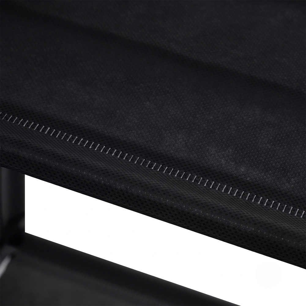 Living and Home 5-Tier Black Storage Shelf with Metal Frame Image 5