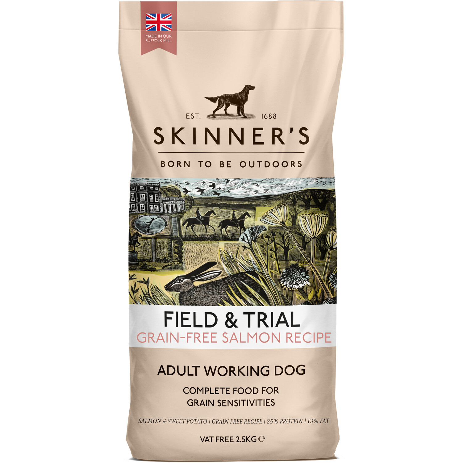 Skinners Field and Trial Salmon Dog Food 2.5kg - Multicolour Image