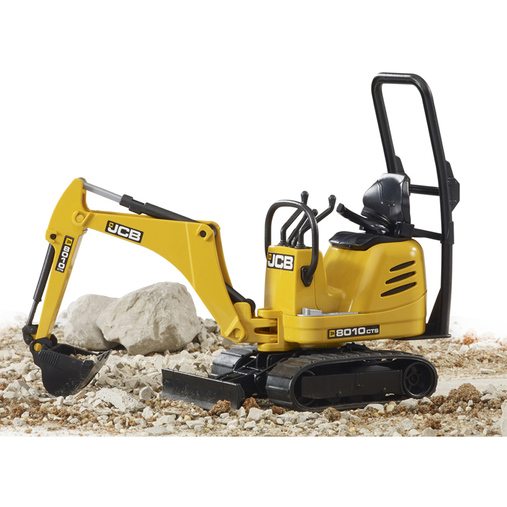 Bruder Kids bworld 8010 CTS JCB Micro Excavator Playset Model Image 3