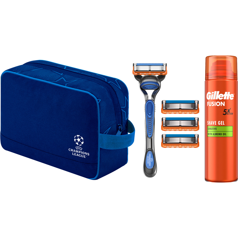 Gillette Fusion5 UEFA Champions League 6 Piece Shaving Kit Image 2
