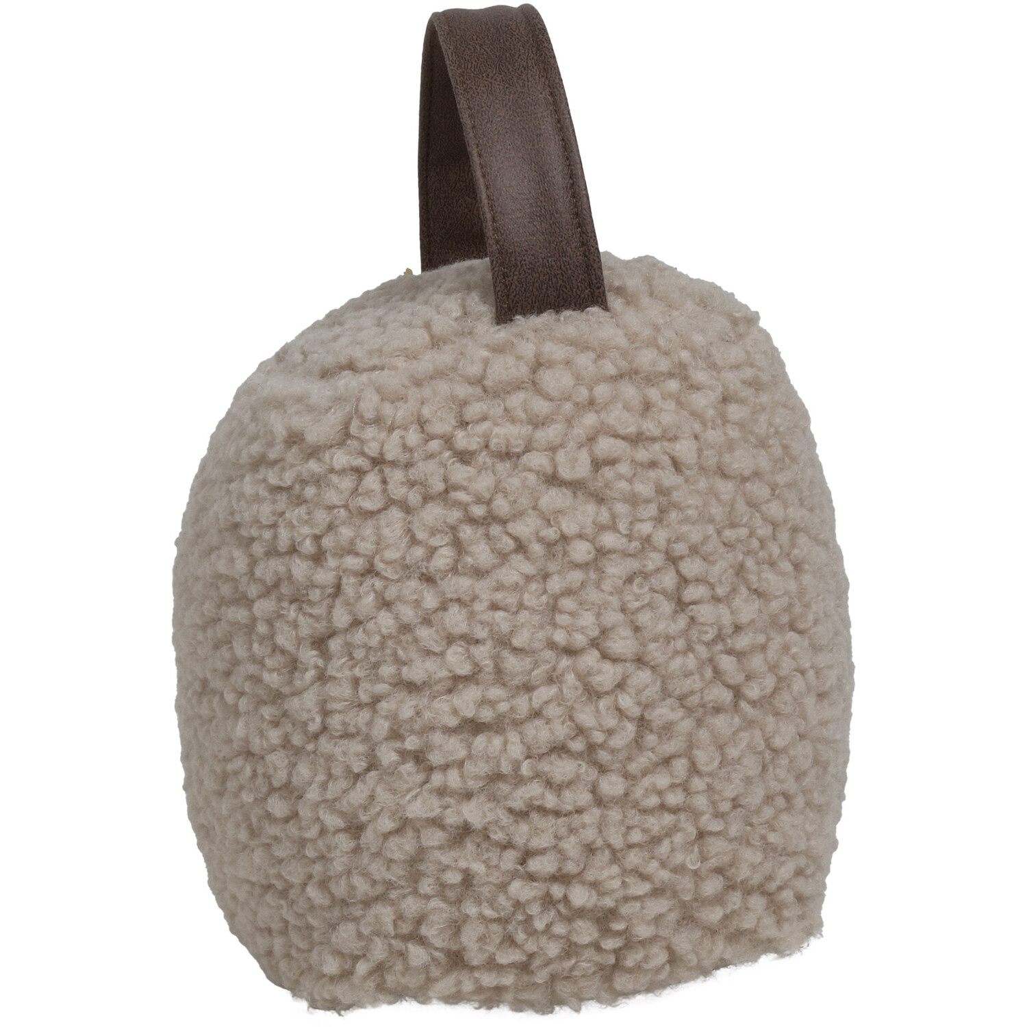 Margot Sherpa Doorstop - Grey Image 2