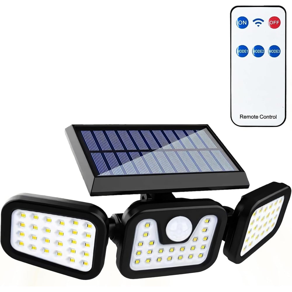 Garden Gear 74 LED Motion Sensor Super Bright Solar Security Light 2 Pack Image 3