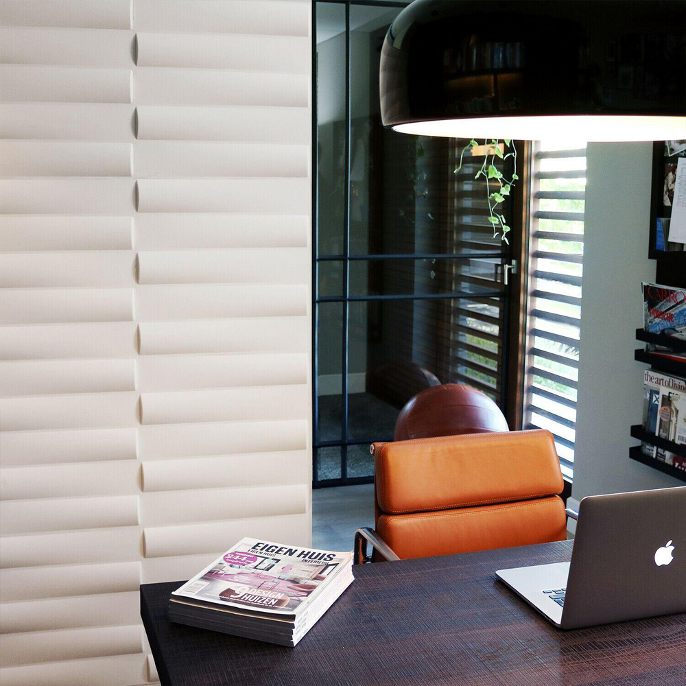 Walplus Off White Jayden 3D Wall Panel 12 Pack Image 4