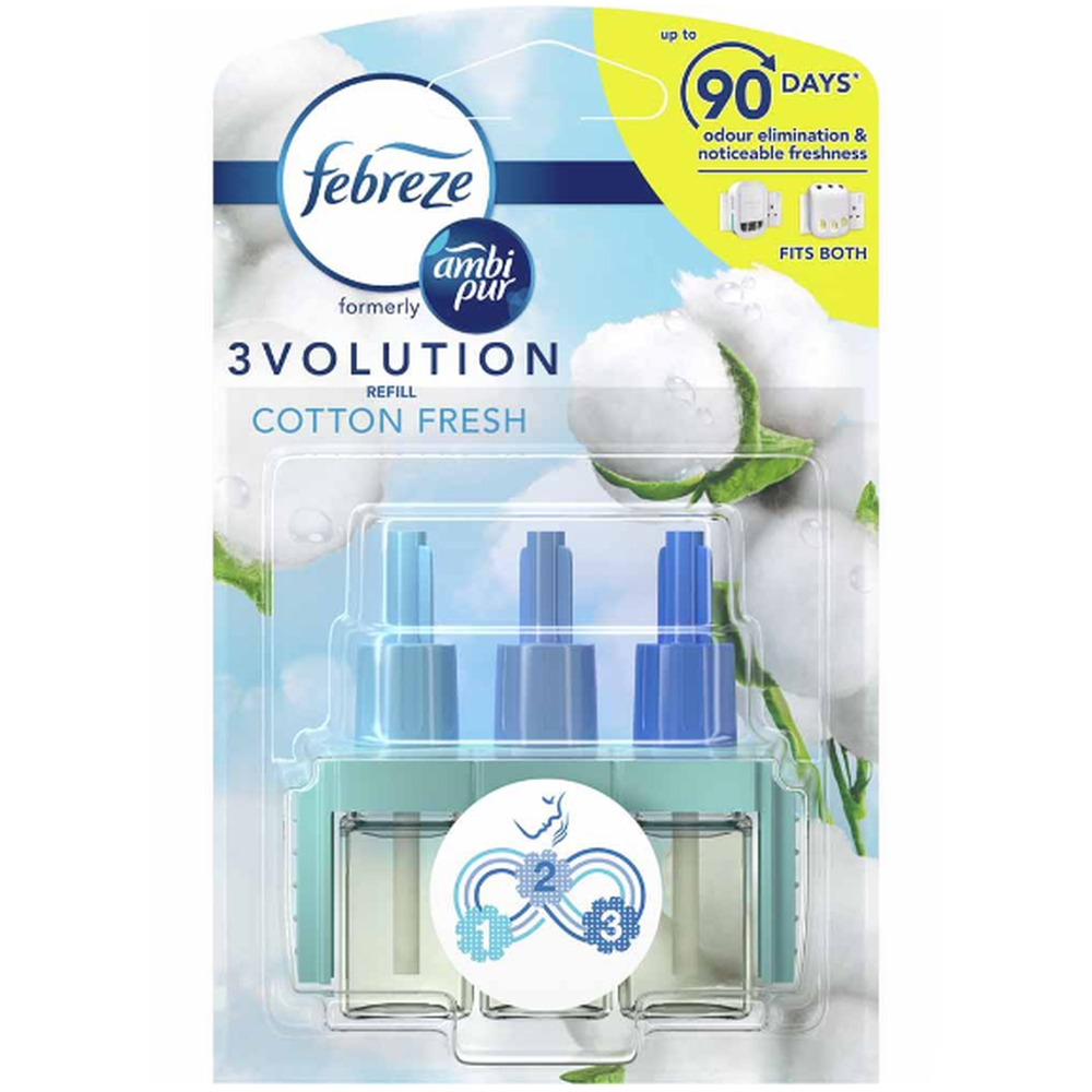 Febreze 3Volution Air Freshener Plug-In Refill Cotton 20ml Image