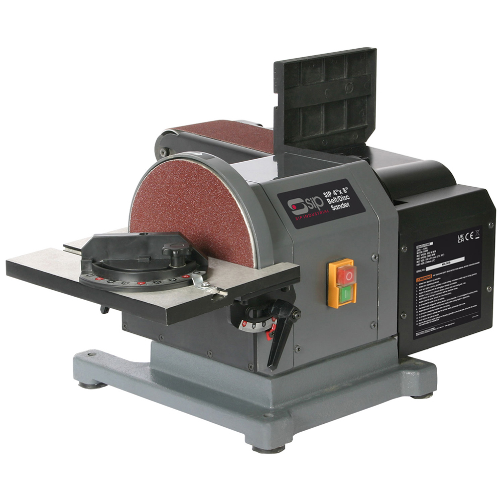 SIP Belt Disc Sander 4 x 8 inch Image 3