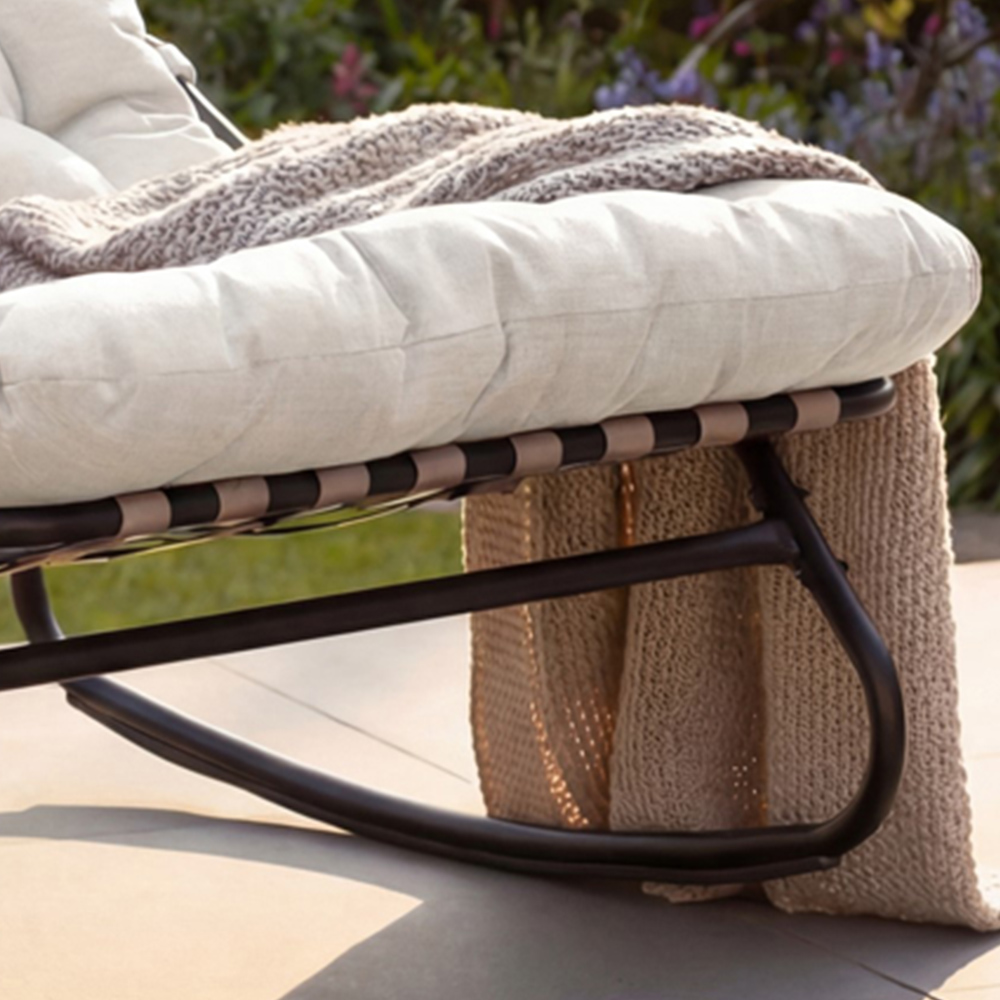 Artemis Home Solace Beige Garden Rocking Chair Image 2