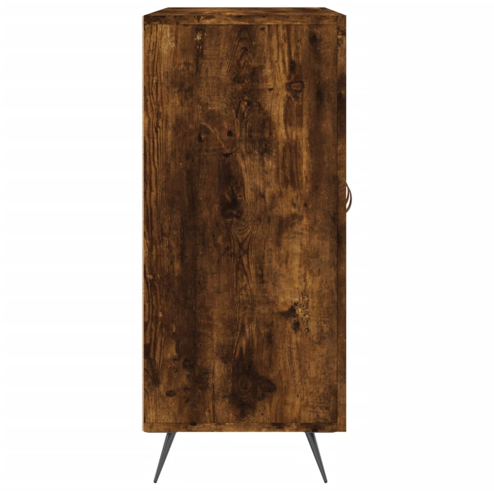 vidaXL 3 Door Smoked Oak Sideboard Image 7