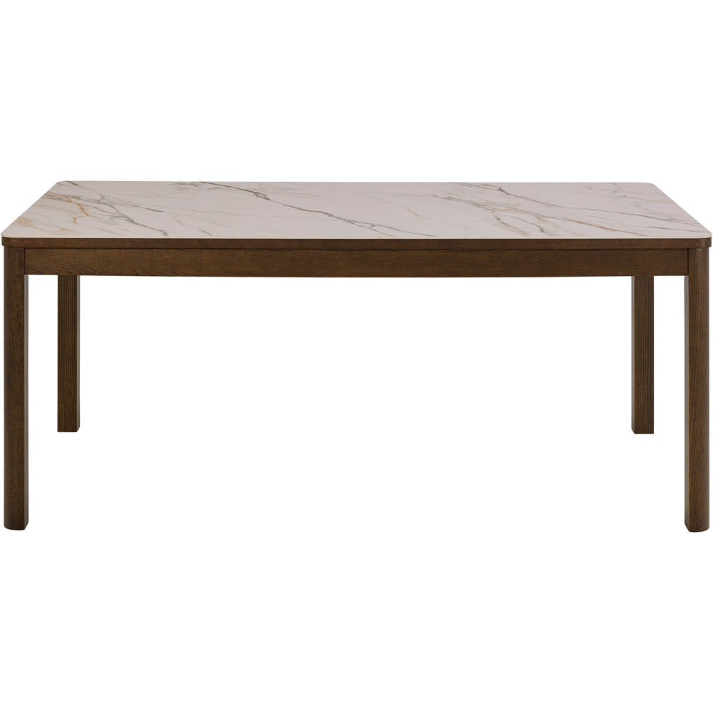 Florence Southampton 6 Seater Cream Ceramic Dining Table Image 3