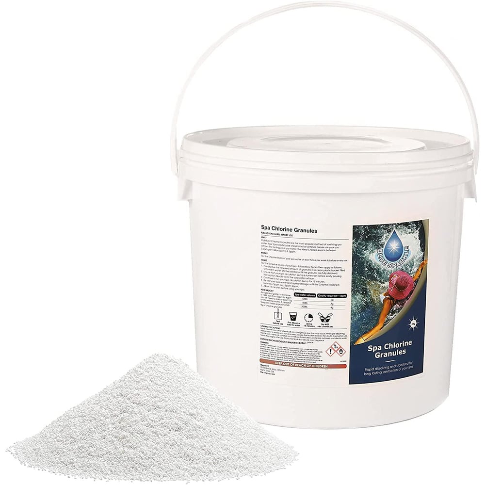Shatchi Blue Sparkle Chlorine Granules Water Treatment 5kg Image 2