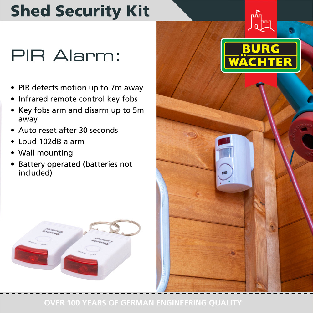 Burg-Wachter Combination Shed Security Kit Image 6
