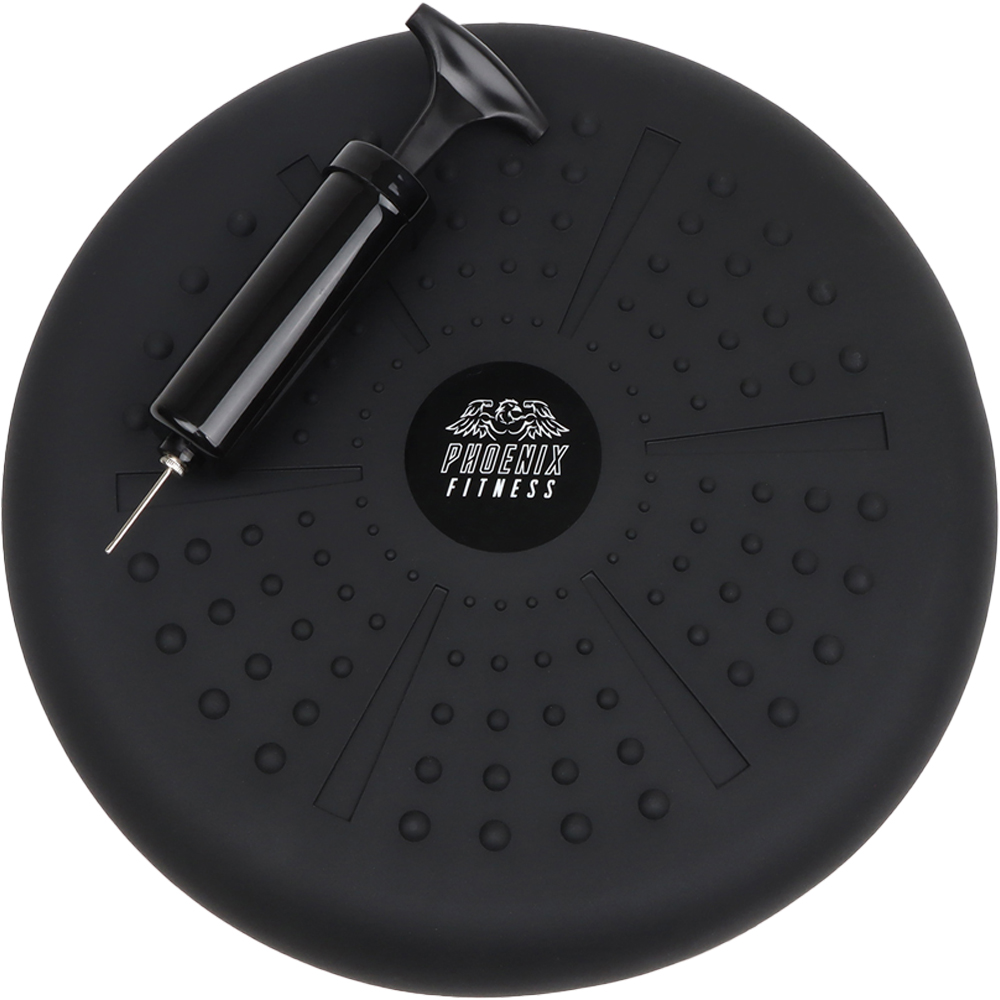Phoenix Black Wobble Cushion Image 1