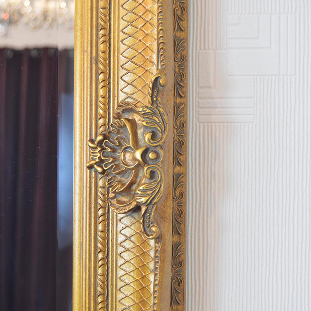 Davenport Gold Ornate Flourish Large Wall Mirror 110 x 79cm Image 4