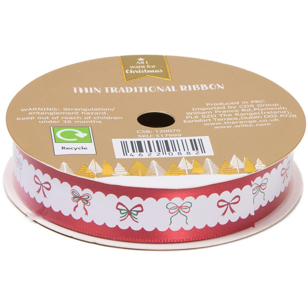 Thin Traditional Decorating Ribbon Image 3