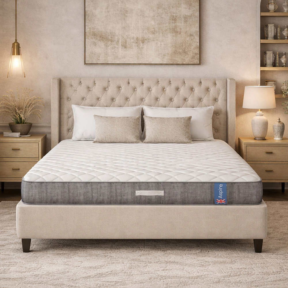 Aspire OrthoFlex Small Single Medium Comfort Memory Foam Pocket Spring Hybrid Mattress Image 4
