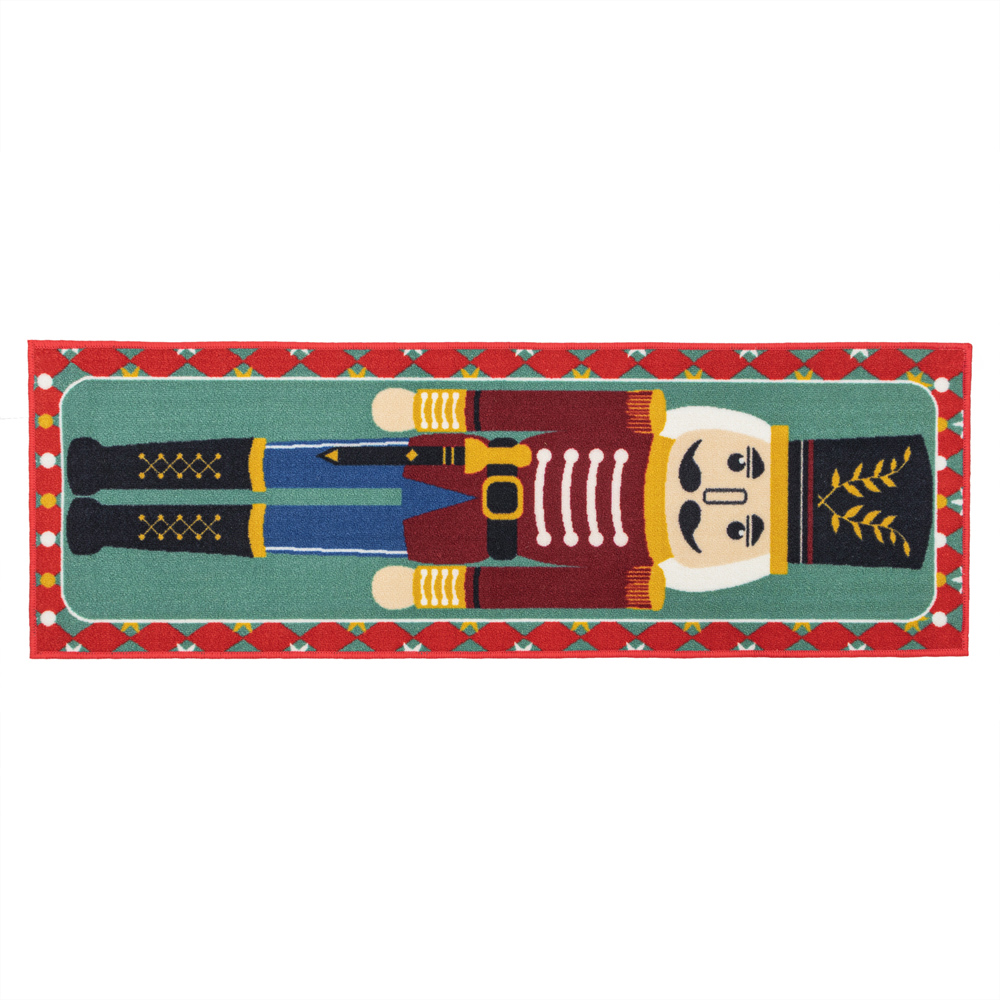 JVL Premium Christmas Nutcracker Nylon Pile Washable Runner 50 x 150cm Image 2