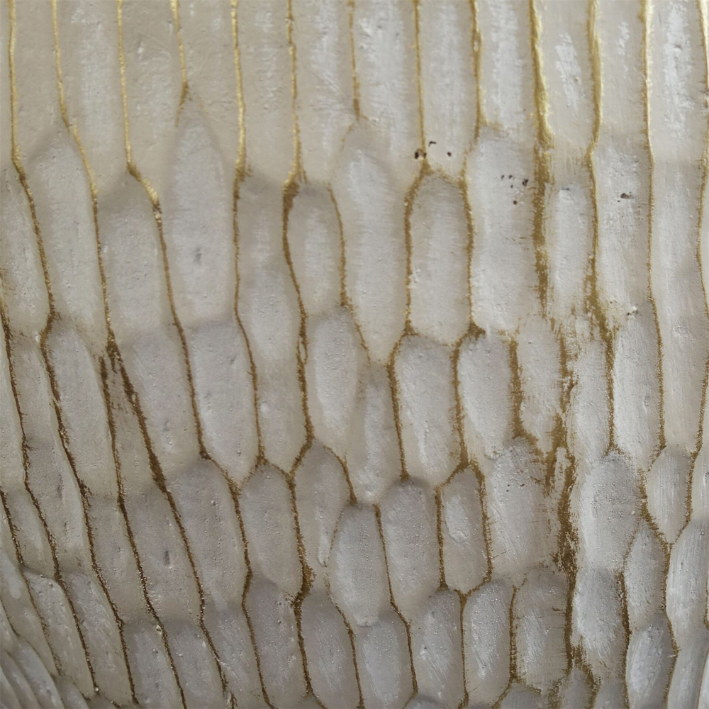 Leaf Inoke Stone Embossed Composite Planter 43cm Image 4