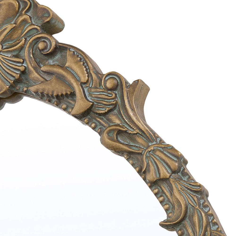 Living and Home Gold Oval Classic Wall Mirror 80 x 60cm Image 5