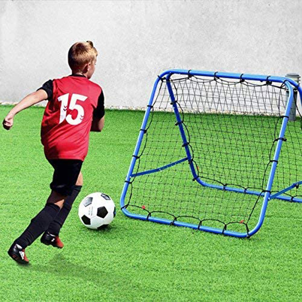Costway Double Sided Football Rebounder Net Image 6
