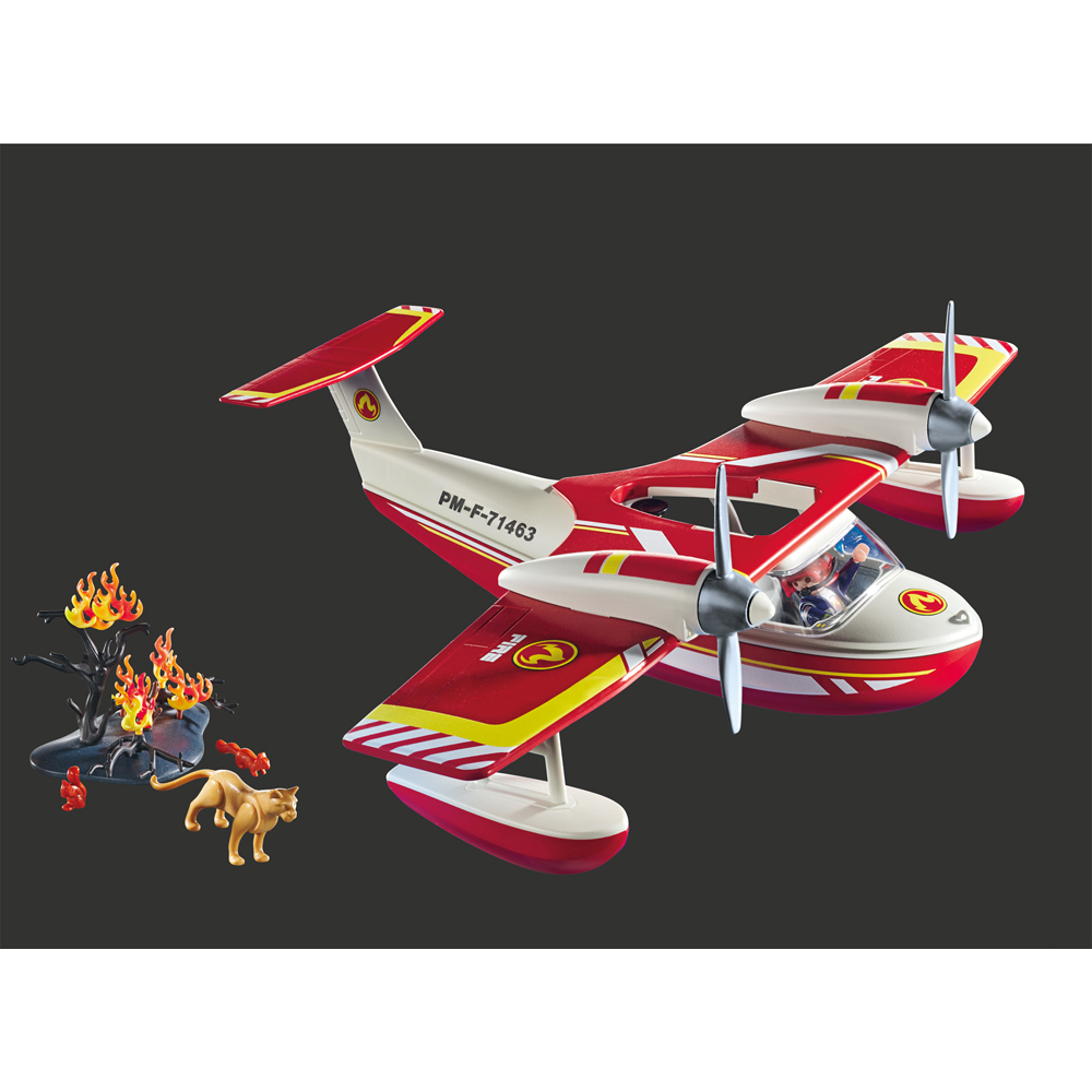 Playmobil Firefighting Seaplane Playset 34 Piece Image 7